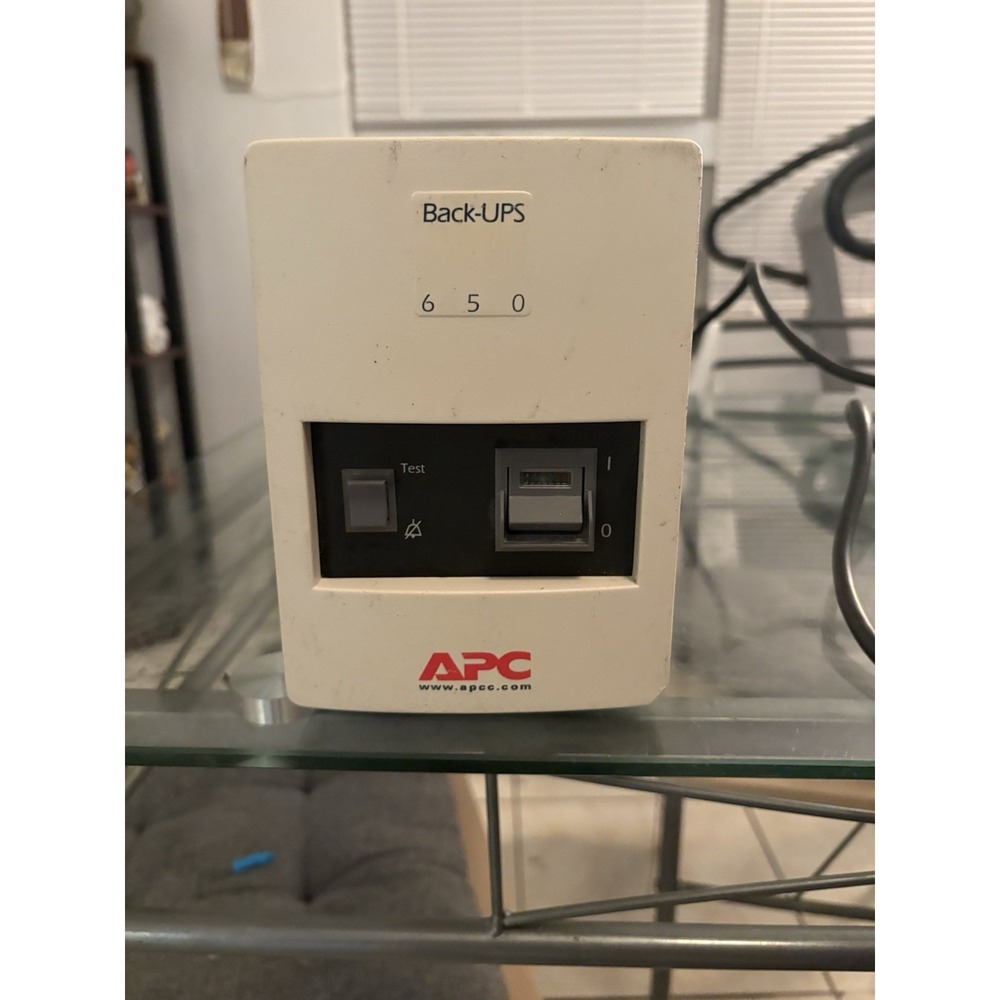 Vintage APC Back-UPS 650 Power Supply Battery Backup Tested & Working Retro IT